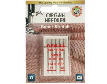 Maschinennadeln Organ Stärke 75-90 sortiert Super Stretch